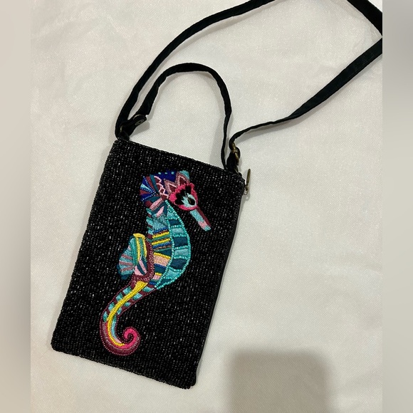 Bamboo Trading Company Club bag colorful Seahorse. - Picture 2 of 13